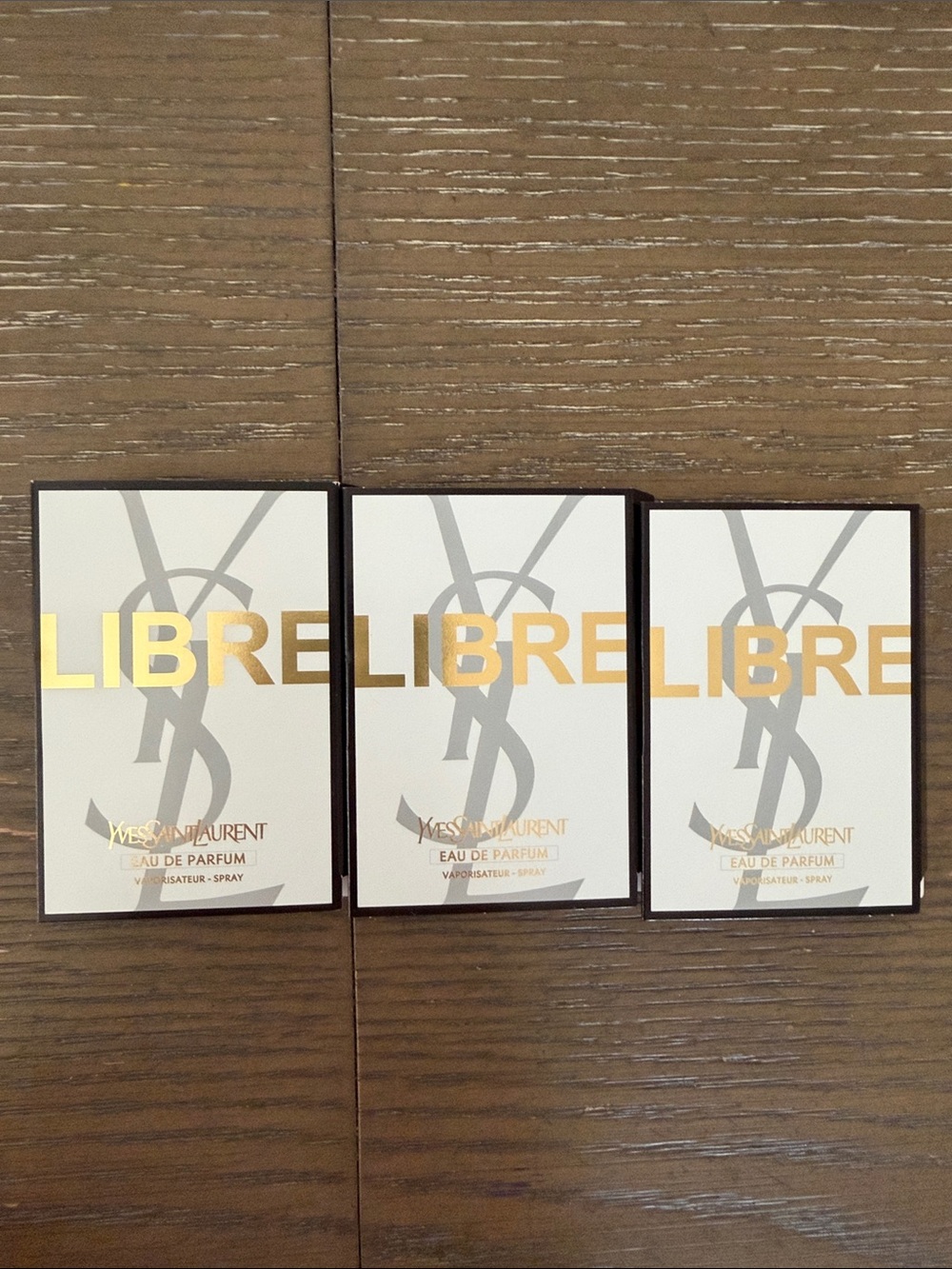 Yves Saint Laurent Libre Perfume Sample x3